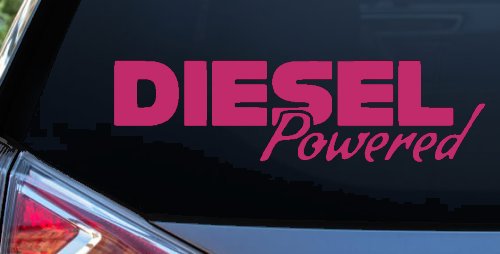 Diesel Powered Motor Sports Car or Truck Window Decal Sticker
