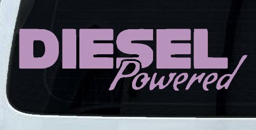 Diesel Powered Motor Sports Car or Truck Window Decal Sticker