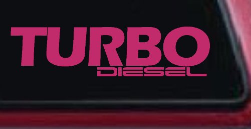 Turbo Diesel Off Road Car or Truck Window Decal Sticker