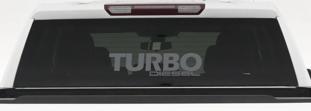 Turbo Diesel Off Road Car or Truck Window Decal Sticker (Silver)