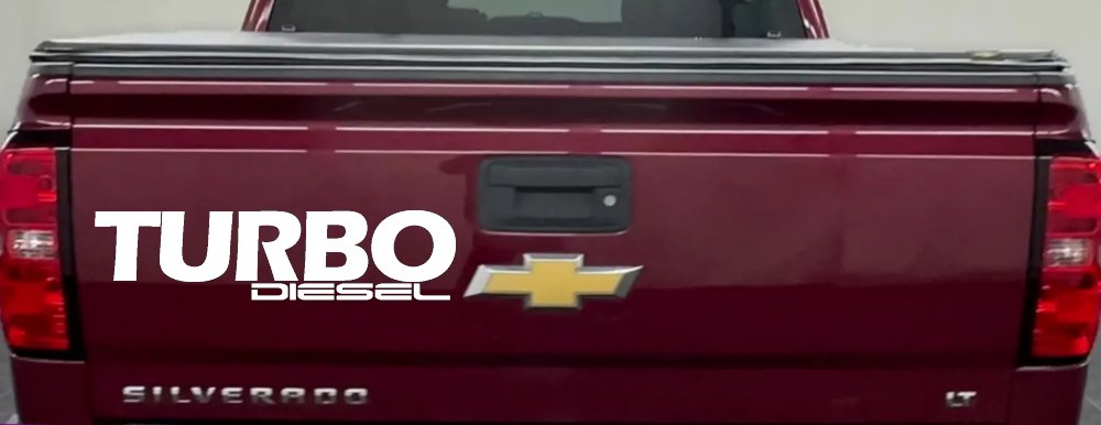 Turbo Diesel Off Road Car or Truck Window Decal Sticker