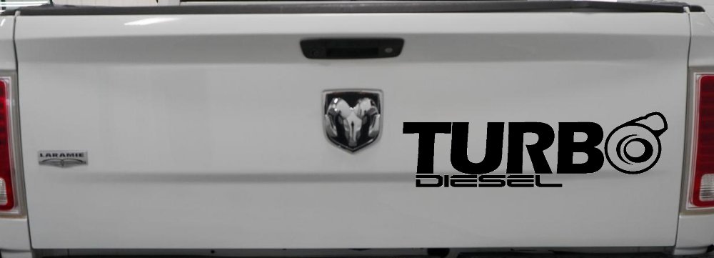 Turbo Diesel Off Road Car or Truck Window Decal Sticker
