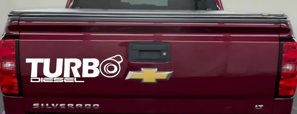 Turbo Diesel Off Road Car or Truck Window Decal Sticker