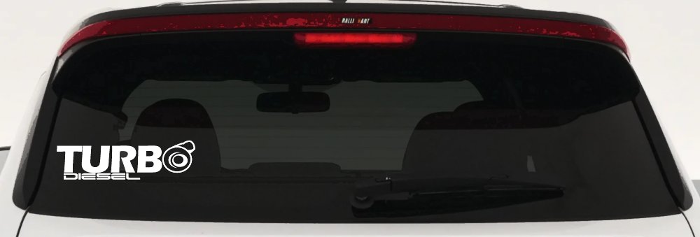 Turbo Diesel Off Road Car or Truck Window Decal Sticker