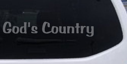 God's Country Christian Car or Truck Window Decal Sticker
