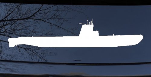 US Navy Balao Class Submarine Military Car or Truck Window Decal Sticker