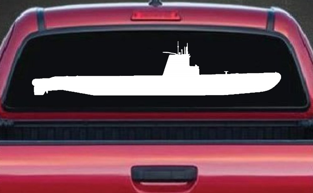 US Navy Balao Class Submarine Military Car or Truck Window Decal Sticker
