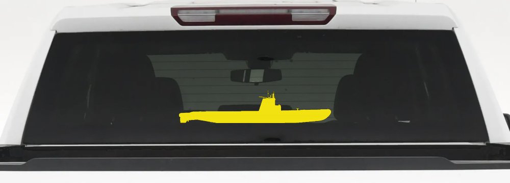 US Navy Balao Class Submarine Military Car or Truck Window Decal Sticker