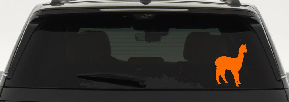 Alpaca Car or Truck Window Decal Sticker