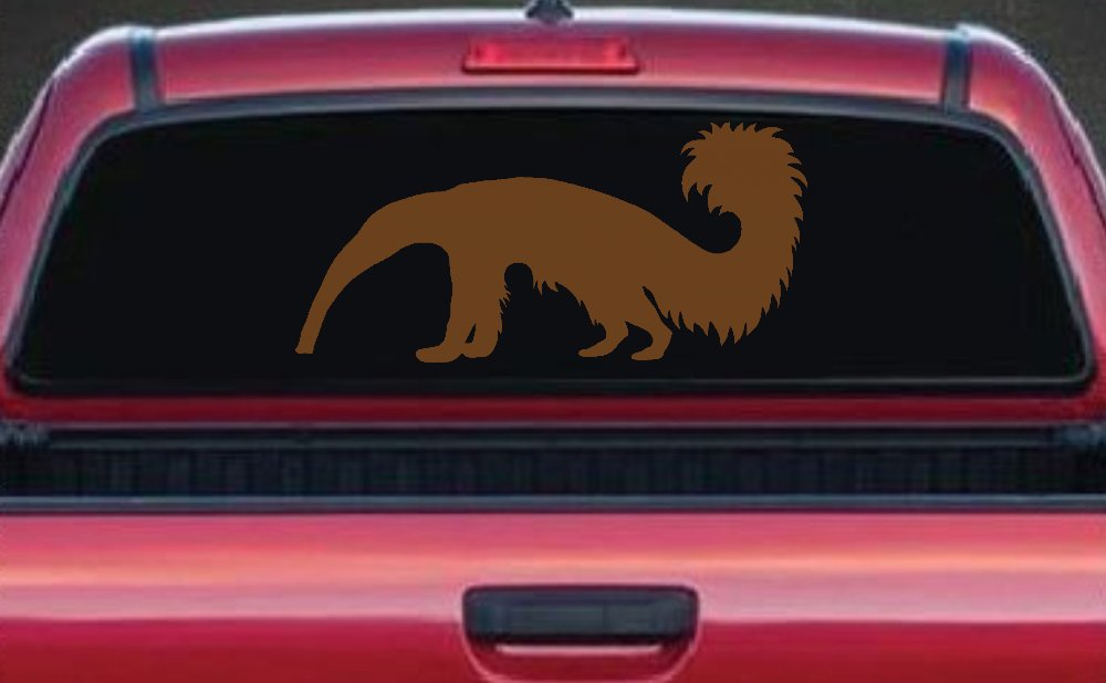 Anteater Ant Eater Car or Truck Window Decal Sticker (Copper)