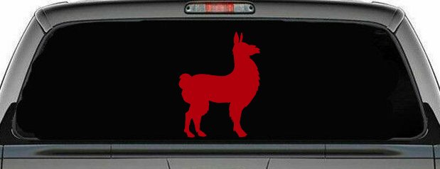 Llama Car or Truck Window Decal Sticker