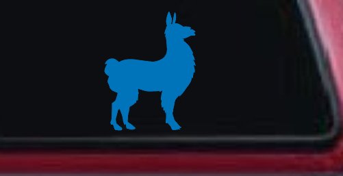 Llama Car or Truck Window Decal Sticker