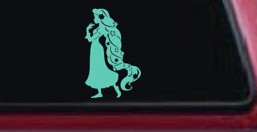Rapunzel Car or Truck Window Decal Sticker (Mint)