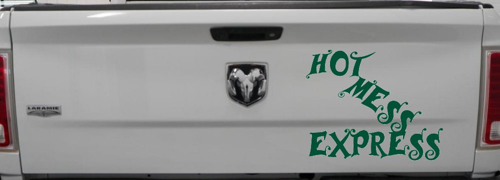 Hot Mess Express Car or Truck Window Decal Sticker