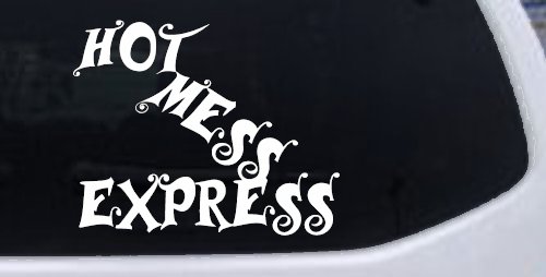 Hot Mess Express Car or Truck Window Decal Sticker