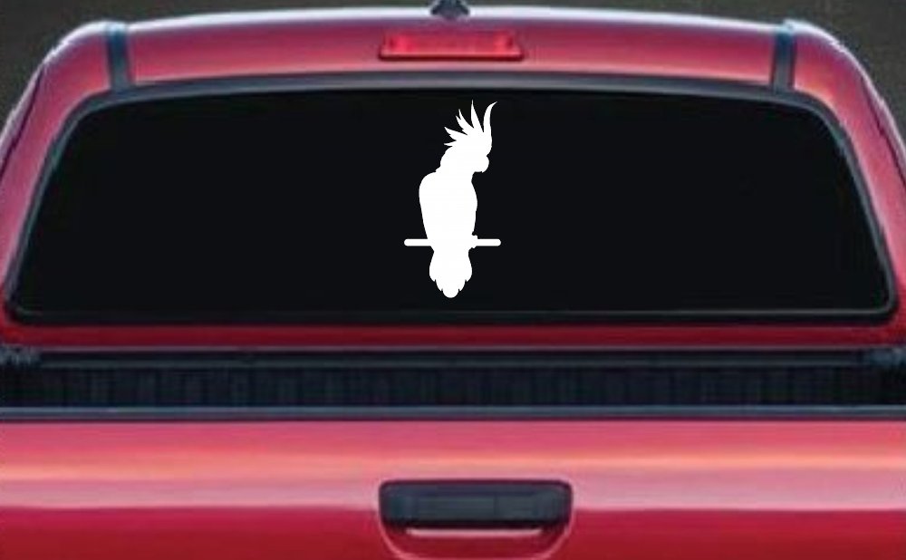 Cockatoo Bird Car or Truck Window Decal Sticker