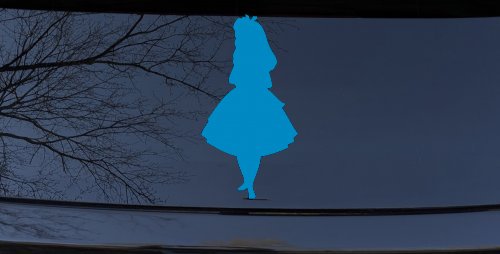 Alice in Wonderland Fairy Tale Car or Truck Window Decal Sticker
