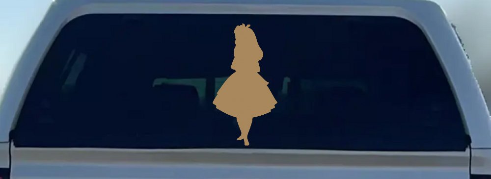 Alice in Wonderland Fairy Tale Car or Truck Window Decal Sticker