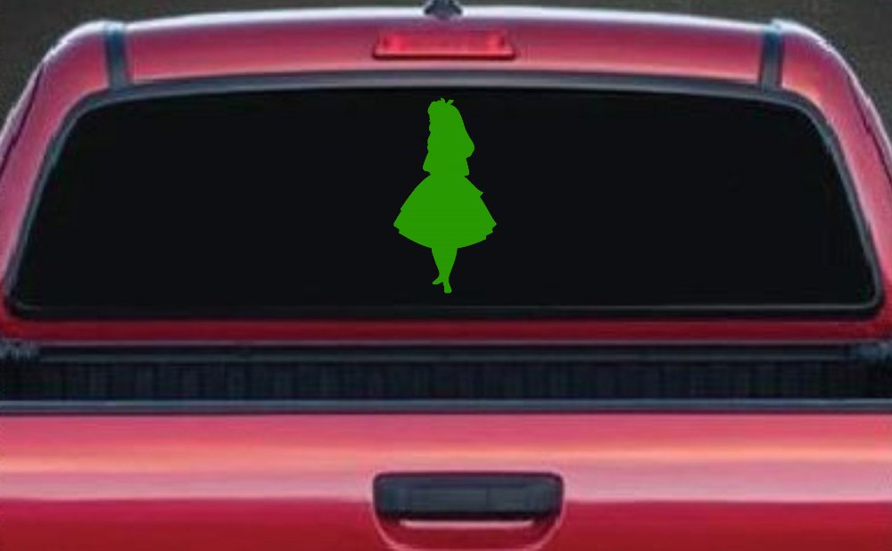 Alice in Wonderland Fairy Tale Car or Truck Window Decal Sticker