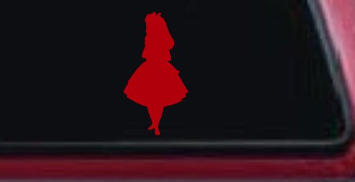 Alice in Wonderland Fairy Tale Car or Truck Window Decal Sticker