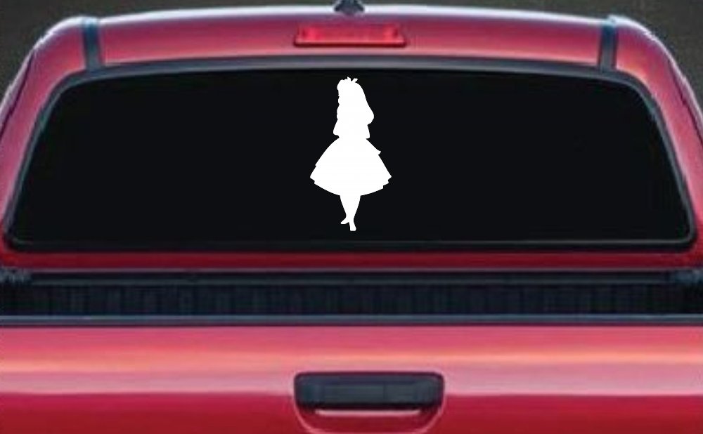 Alice in Wonderland Fairy Tale Car or Truck Window Decal Sticker