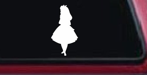 Alice in Wonderland Fairy Tale Car or Truck Window Decal Sticker