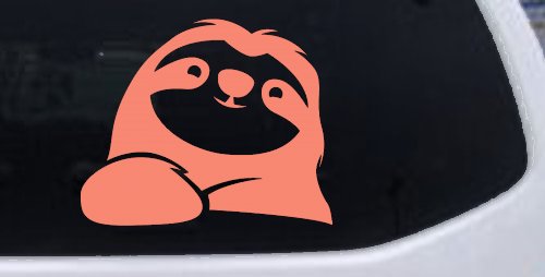 Happy Sloth Car or Truck Window Decal Sticker