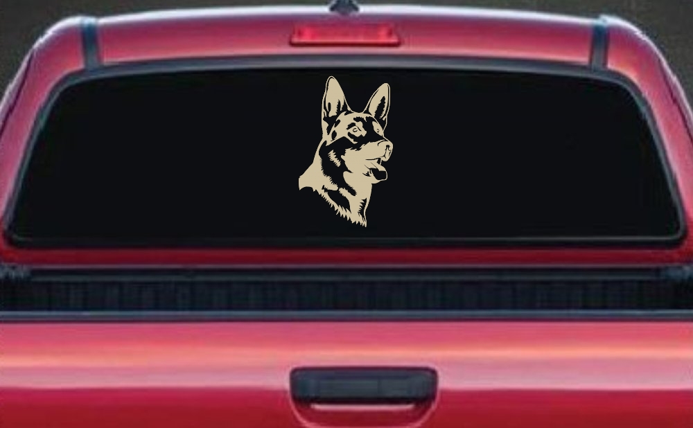 German Shepherd Dog Car or Truck Window Decal Sticker