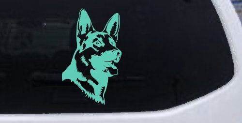 German Shepherd Dog Car or Truck Window Decal Sticker