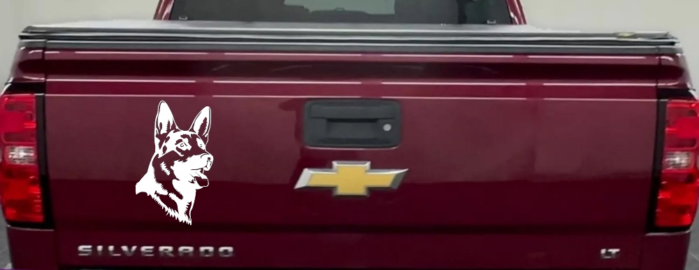 German Shepherd Dog Car or Truck Window Decal Sticker