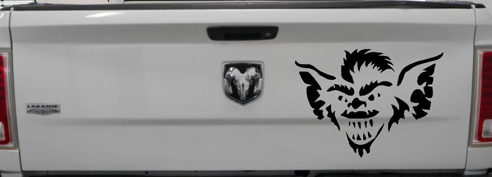 Stripe The Leader or Head Gremlin Car or Truck Window Decal Sticker