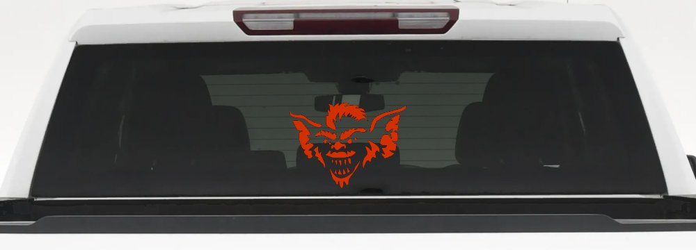 Stripe The Leader or Head Gremlin Car or Truck Window Decal Sticker