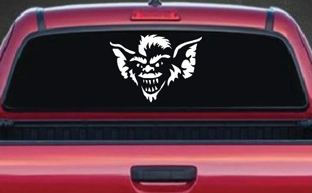 Stripe The Leader or Head Gremlin Car or Truck Window Decal Sticker