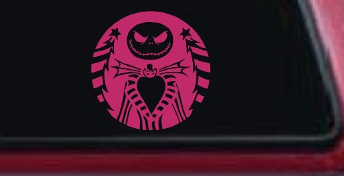 Jack Skeleton Nightmare Christmas Sci Fi Car or Truck Window Decal Sticker