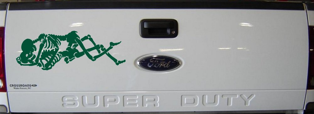 Skeleton Love Skulls Car or Truck Window Decal Sticker