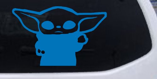 Baby Yoda Parody Car or Truck Window Decal Sticker