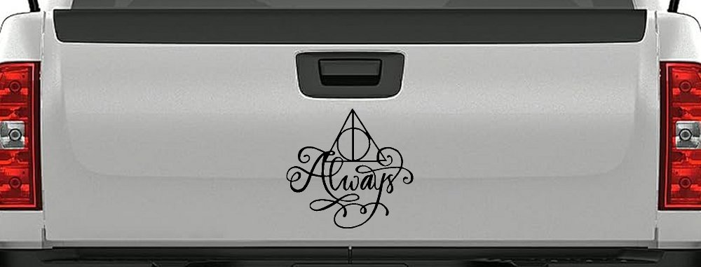 Deathly Hallows Always Sci Fi Car or Truck Window Decal Sticker