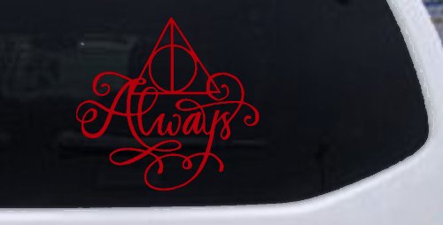 Deathly Hallows Always Sci Fi Car or Truck Window Decal Sticker
