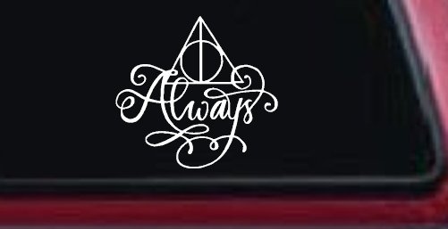 Deathly Hallows Always Sci Fi Car or Truck Window Decal Sticker