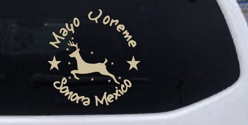 Mayo Yoreme Sonora Mexico Car or Truck Window Decal Sticker (Desert Sand)
