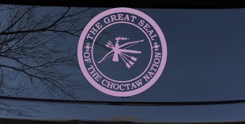 The Great Seal Of The Choctaw Nation Native American Indian Car or Truck Window Decal Sticker