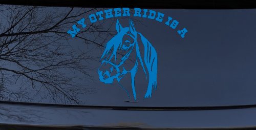 My other ride is a Horse Western Car or Truck Window Decal Sticker