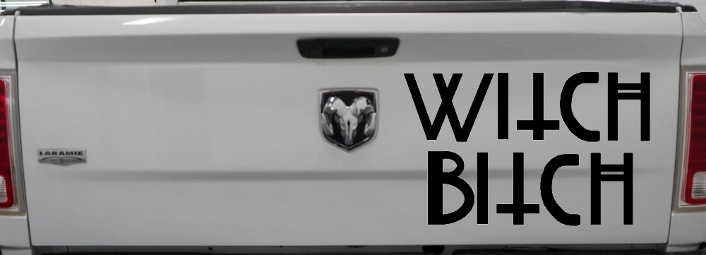 Witch Bitch Funny Car or Truck Window Decal Sticker