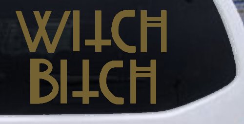 Witch Bitch Funny Car or Truck Window Decal Sticker