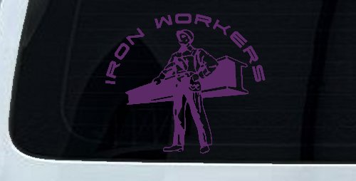 Iron Workers Union Car or Truck Window Decal Sticker