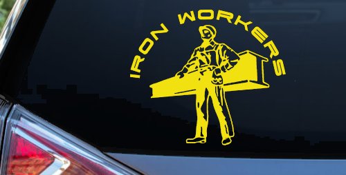 Iron Workers Union Car or Truck Window Decal Sticker