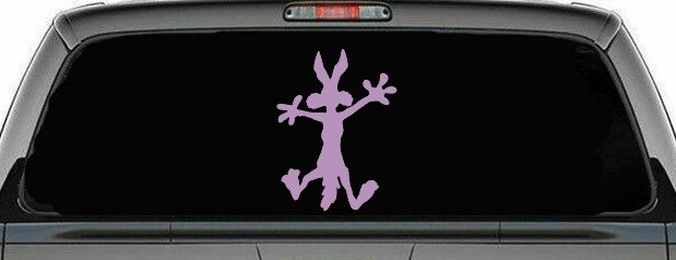 Wile E Coyote Splat For Dents Car or Truck Window Decal Sticker