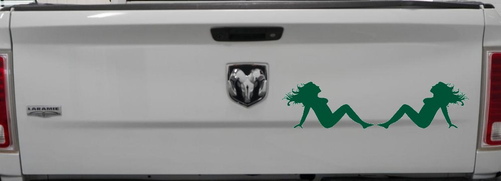 Thick Thicc Mud Flap Women Girls Car or Truck Window Decal Sticker