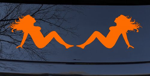 Thick Thicc Mud Flap Women Girls Car or Truck Window Decal Sticker