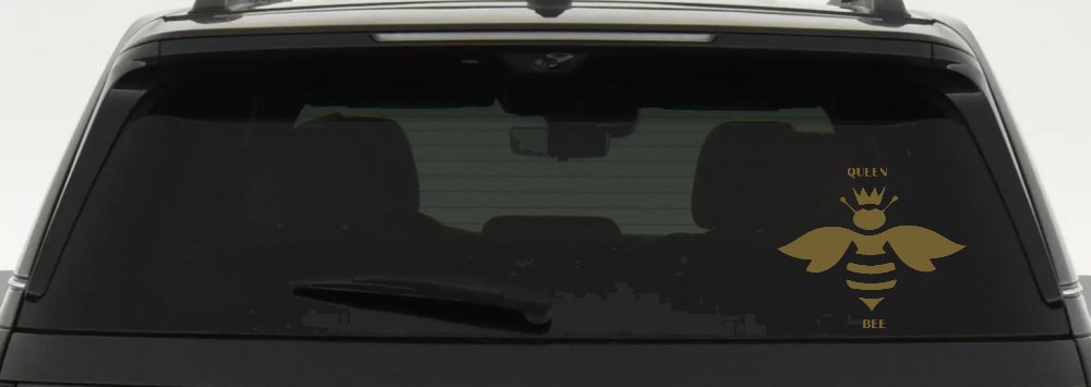 Queen Bee Homey Bee Car or Truck Window Decal Sticker